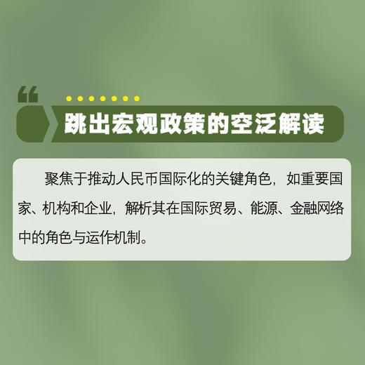 人民币国际化:关键角色的市场冲锋 商品图2