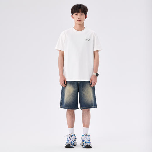 gxgjeans男装凉感T恤男26夏新款【易干透气】青少年短袖舒适百搭半袖上衣K&C 商品图3