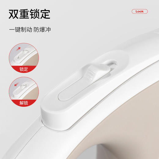 【petstar 狗狗牵引绳】 水滴自动牵引绳带灯款5米夜遛神器 商品图1