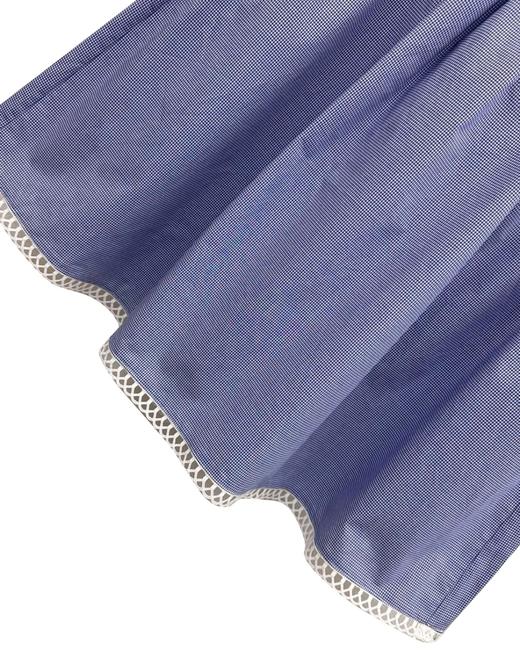 女款格纹压褶半身裙 可配套装la017 商品图2