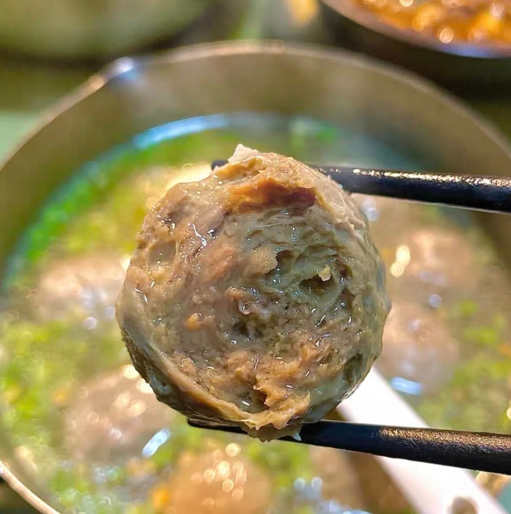 【斌哥优选】潮汕牛肉丸，肉含量85%左右，手工捶打，颗颗乒乓球一样爽脆多汁弹牙。纯牛肉制作。
