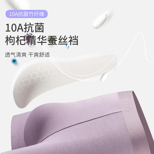 【3条装】樱姿娜竹浆抗菌男士内裤WL8815 | 柔软透气、高弹不勒、舒适有型、100-200斤内可穿【HZ】 商品图2