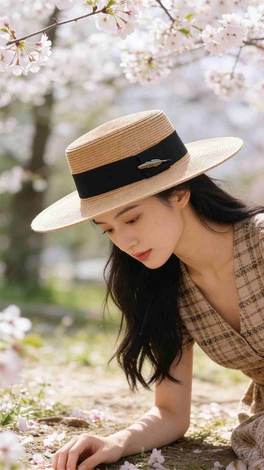 优品堂『秋日私语2』平顶草帽 商品图2