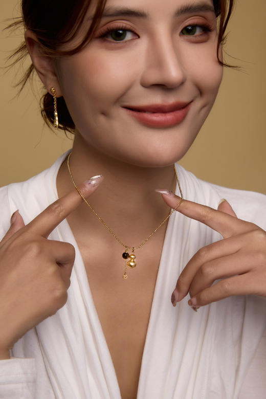 【春夏百搭款】MANREYA玛芮雅淡水珍珠项链耳环首饰、都是真淡水珍珠，明星都喜欢的款式 商品图8