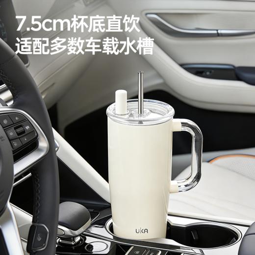 UKA大容量BLING星闪冰霸杯车载高颜值吸管杯保温保冷办公手柄水杯 商品图5