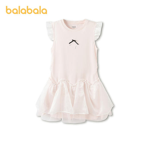 【商场同款】巴拉巴拉童装女童裙子儿童连衣裙2026新款夏装网纱裙 商品图1
