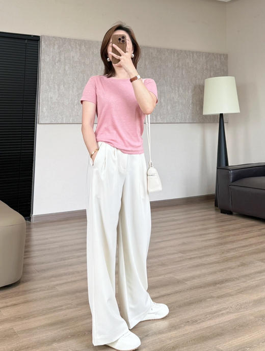 撑场面的短袖AMTN神仙天丝小T恤 商品图6