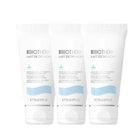 WLBIO8BODYDBPMYR1128 碧欧泉BIOTHERM 凝乳丝滑大白瓶沐浴乳50ml多件装