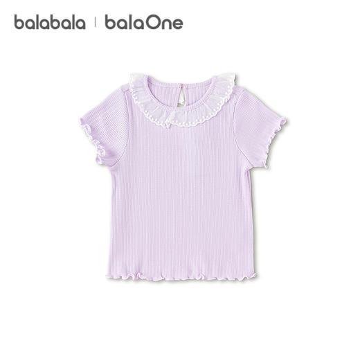 巴拉巴拉童装儿童宝宝短袖t恤女童2026新款夏装婴儿甜美洋气上衣 商品图4