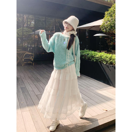 <曾小咸推荐>4.3现货秒杀 ！微信超特价！韩系镂空毛衣 日常219.99 立减130 秒杀89.99！！ 商品图1