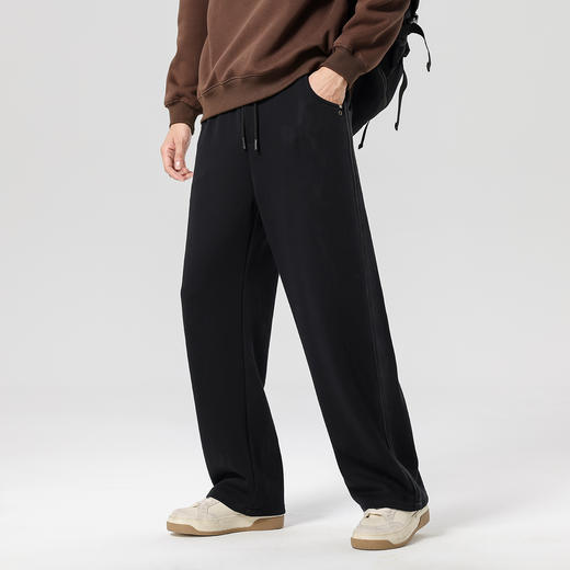 gxgjeans男装2026春款男士休闲裤宽松时尚潮流阔腿裤日常校园通勤长裤男K&C 商品图3