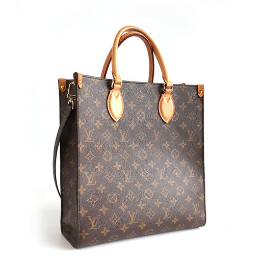 【95新】LV路易威登M46236中号老花Sac plat琴谱包手提单肩包女士300326AK21 商品图1