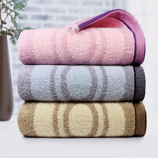 洁丽雅（Grace）简爱纯棉舒适毛巾3条装 商品图0