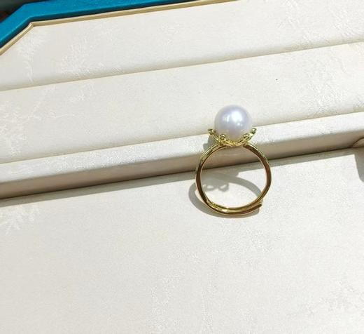 爱迪生珍珠戒指 10-11mm 圈口可调 极简百搭 日常叠戴 [发：83] 商品图0