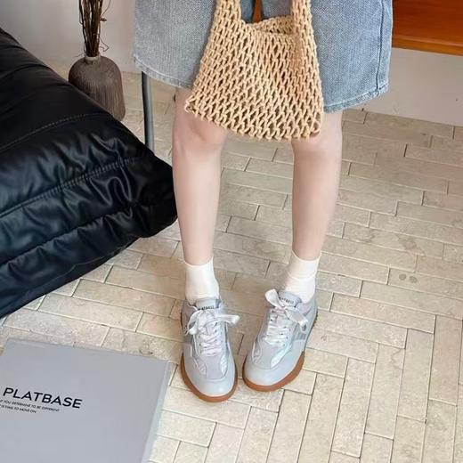 下单3-7天发货！Plat Base 芭蕾缎面德训鞋 经典鞋型搭配绸缎面料 丝绸鞋带优雅精致 走路带风不撞款 糯叽叽踩屎感 商品图8