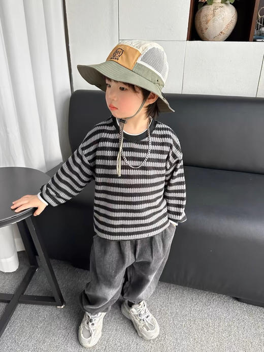 向全世界麻麻安利☀️【蝶时舞·儿童沐夏系列速干两戴渔夫帽】🥰简直太好看了 🔥大帽檐，有效遮挡紫外线，侧边镂空设计，整片透气孔 大热天也不闷汗，长时间佩戴也干爽舒服 商品图4