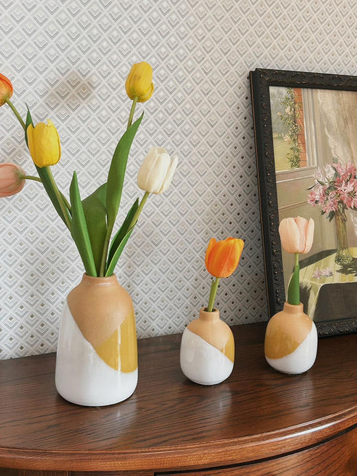 居家必备❗一折不到，抄底价💖团长自留款，【欧洲复古窑变工艺花瓶🏺合集 】 除了海淘，砸钱都买不到！ 就算不插花 裸瓶也巨美 🔺每个都是绝无仅有 商品图7