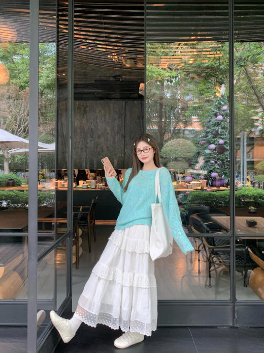 <曾小咸推荐>4.3现货秒杀 ！微信超特价！韩系镂空毛衣 日常219.99 立减130 秒杀89.99！！ 商品图14