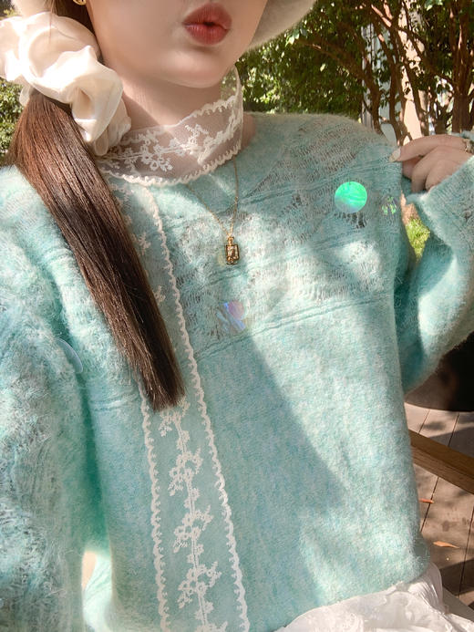 <曾小咸推荐>4.3现货秒杀 ！微信超特价！韩系镂空毛衣 日常219.99 立减130 秒杀89.99！！ 商品图6