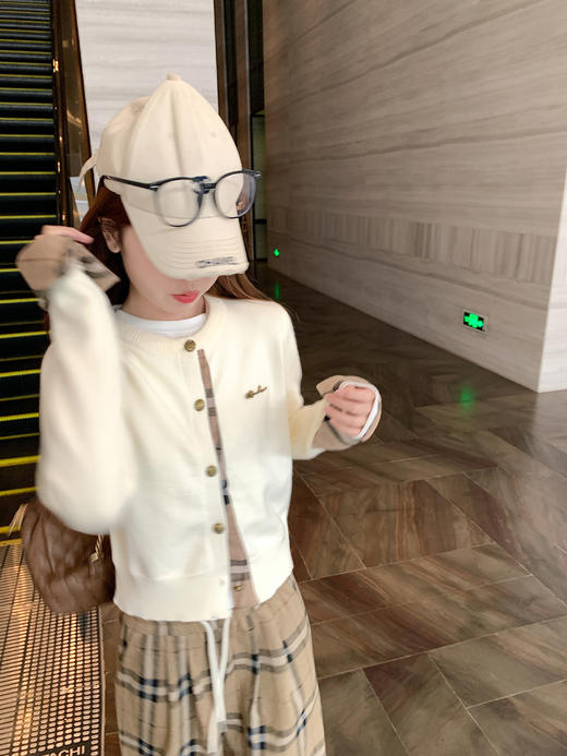 <曾小咸推荐>4.3现货秒杀 ！微信超特价！韩系拼接格子针织衫 日常199.99 立减120 秒杀79.99！！ 商品图10