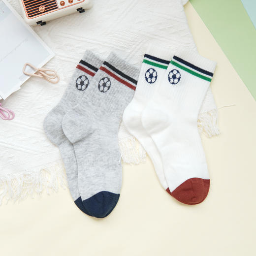 【6双6折】【7-10岁】大童春夏薄款袜子网面中筒运动童袜【2双装】【2613101】 商品图0