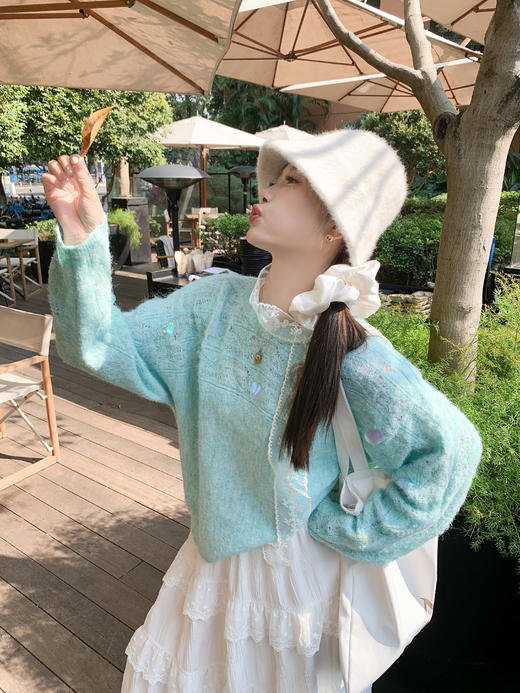 <曾小咸推荐>4.3现货秒杀 ！微信超特价！韩系镂空毛衣 日常219.99 立减130 秒杀89.99！！ 商品图8