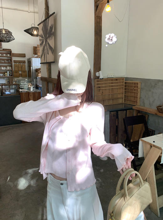 <曾小咸推荐>4.3现货秒杀 ！微信超特价！韩系针织开衫+吊带套装 日常219.99 立减130 秒杀89.99！！ 商品图7