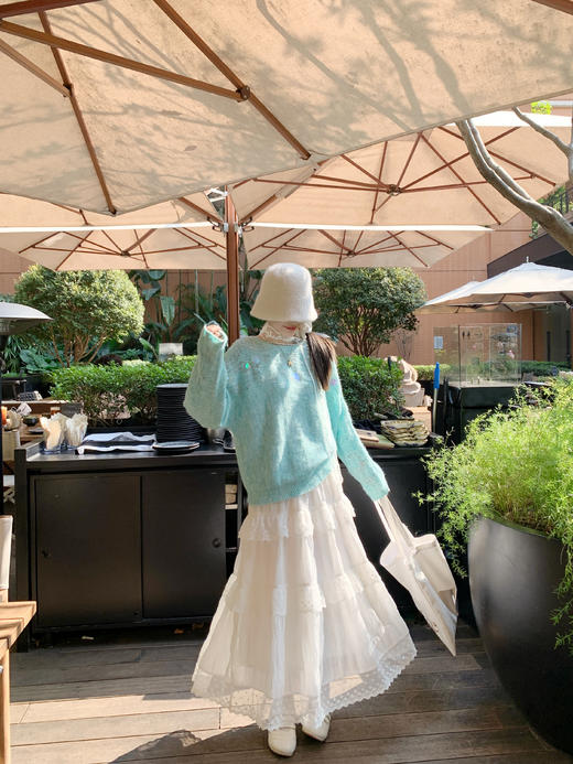 <曾小咸推荐>4.3现货秒杀 ！微信超特价！韩系镂空毛衣 日常219.99 立减130 秒杀89.99！！ 商品图7