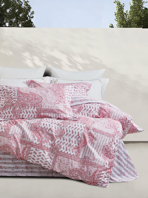 夏尔小镇缦回（粉）纯棉四件套 商品图1