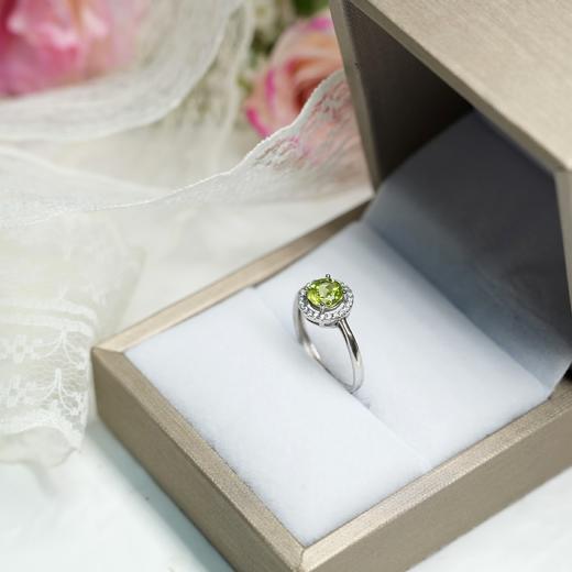 【清明节宝石专场】2号 绿宝石戒指 库存8 配饰925银 商品图0