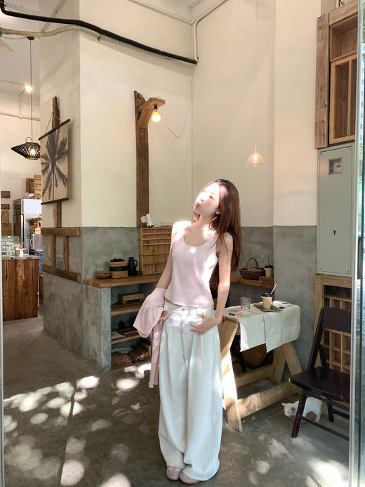 <曾小咸推荐>4.3现货秒杀 ！微信超特价！韩系针织开衫+吊带套装 日常219.99 立减130 秒杀89.99！！ 商品图10