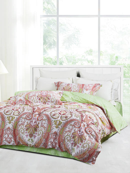 夏尔小镇珊瑚海纯棉四件套 商品图0