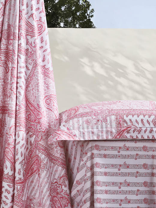 夏尔小镇缦回（粉）纯棉四件套 商品图3