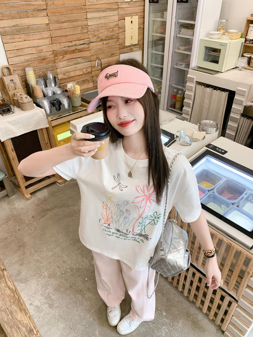 <曾小咸推荐>4.3现货秒杀 ！微信超特价！韩系印花正肩短袖t恤 日常139.99 立减80 秒杀59.99！！ 商品图11