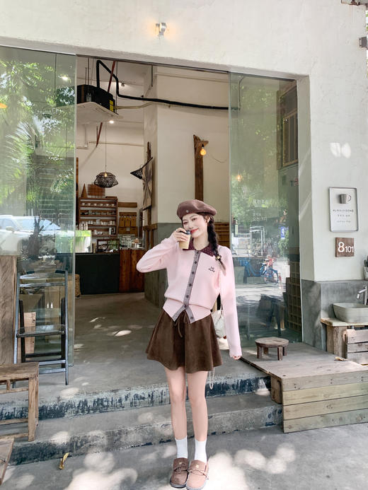 <曾小咸推荐>4.3现货秒杀 ！微信超特价！韩系复古麂皮绒半身裙 日常129.99 立减70 秒杀59.99！！ 商品图5