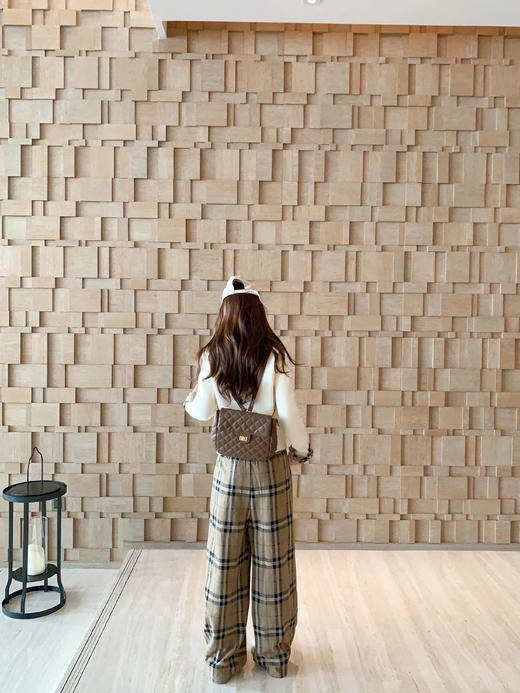 <曾小咸推荐>4.3现货秒杀 ！微信超特价！韩系拼接格子针织衫 日常199.99 立减120 秒杀79.99！！ 商品图6