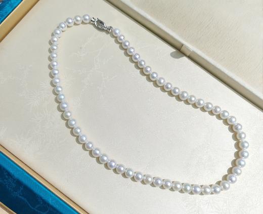 正圆极光小米珠 7mm珍珠项链 主推 精致日常 通勤优选 [发：89] 商品图3