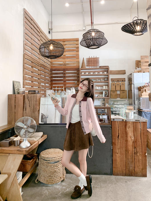 <曾小咸推荐>4.3现货秒杀 ！微信超特价！韩系复古麂皮绒半身裙 日常129.99 立减70 秒杀59.99！！ 商品图10