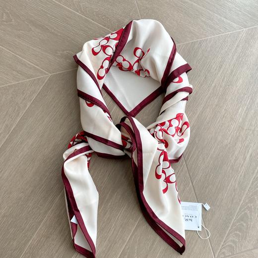 直发【含真丝】 马车家新款 大尺寸，真丝方巾 商品图2