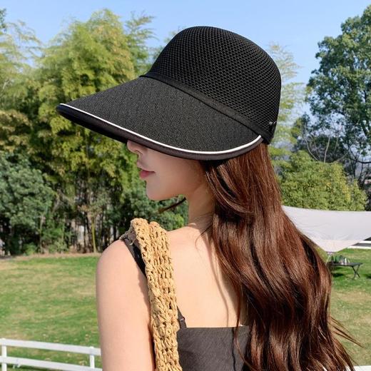 😉【HOPENONO升级款轻薄透气鸭舌帽】🌈春夏出街必备❗这个防晒帽太有韩女那味儿了 镂空超大帽檐勾勒温柔轮廓，全方位遮阳守护，超级显脸小 商品图3