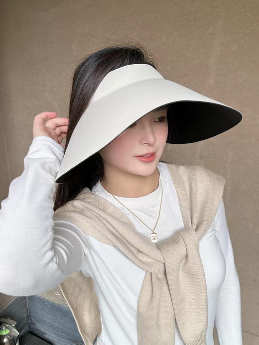 防晒王炸❗️戚薇挚爱推荐❗️M*sswiss同厂同源同材质🔥【SOOKIE灯罩防晒空顶帽】夏日保命360°无死角防晒不闷热 官网价：99.9元💰 秒杀价：39.9💰抢到就是赚到  商品图6