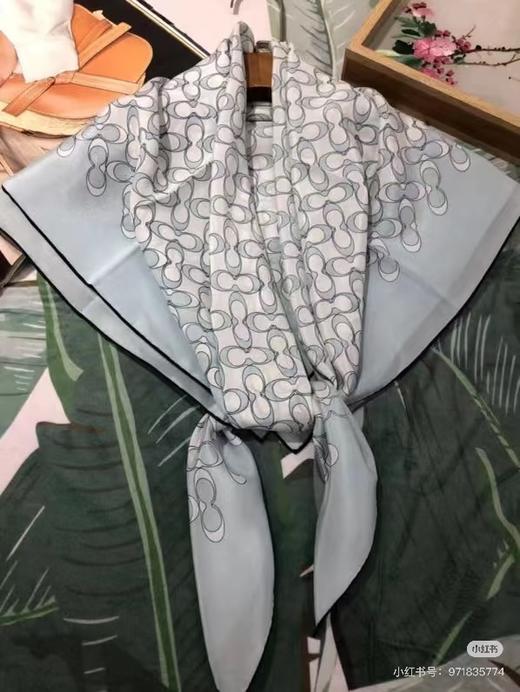直发【含真丝】 马车家新款 大尺寸，真丝方巾 商品图5