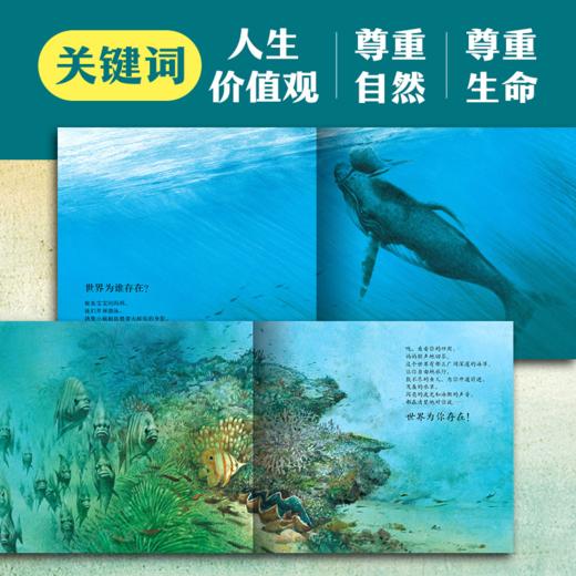 世界为谁存在 精装海豚绘本花园儿童图画故事书幼儿园宝宝0-6岁幼儿亲子阅读精装读物 商品图3