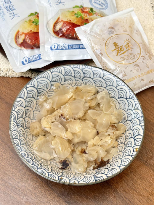 ✨凉拌脆弹鲜爽【厨姥太·盐渍海蜇头】开团❗️包好吃的❗️ ✅鲜捕纯盐渍锁鲜，人工精挑去碎渣去杂质❗️晶透无腥，鲜度拉满  商品图1
