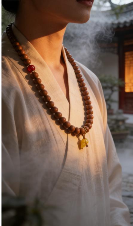 【香珠专场】04桂花合香珠 108颗 12mm 女款 商品图0