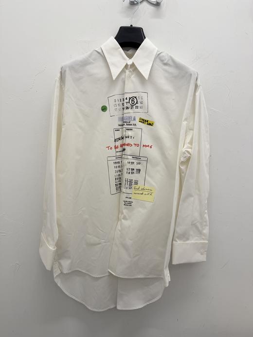 中性款印花长袖衬衫ba016 商品图0