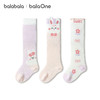 巴拉巴拉宝宝袜子夏季新款网眼透气薄婴幼儿长筒袜防蚊舒适三双装 商品缩略图4