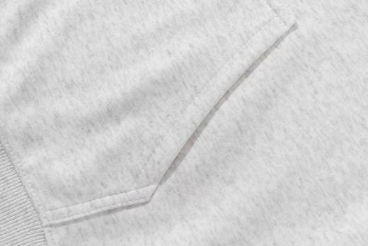 F040312春季新款男女同款花朵系列高克重重磅双层连帽开衫外套 商品图6