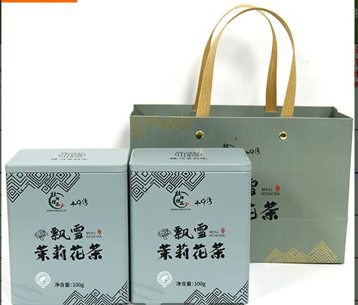 壮乡桂品 飘雪茉莉花茶100g/罐*2罐/组 商品图0