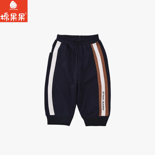 棉果果夏季新品男童纯棉凉感针织七分裤M212201226380 商品图0